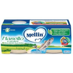 MELLIN-HAKE UND GEMÜSE 100 % NATÜRLICH HOMOGENISIERT 2 X 80 G