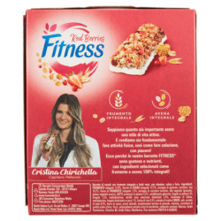 FITNESS RED FRUITS CEREAL BAR WITH WHOLE WHEAT AND RED FRUITS 6 PIECES