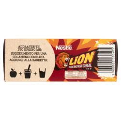 LION Barrette ai cereali integrali con cioccolato e caramello 6 snack da 25 g