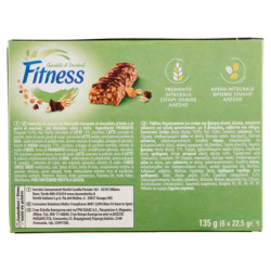 FITNESS CHOCO HAZELNUT WHOLE CEREAL BAR WITH CHOCOLATE AND HAZELNUT FLAVOR 6 PIECES