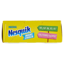 NESQUIK MAXI CHOCO CEREAL BARS WITH MILK CHOCOLATE 6 SNACKS OF 25 G