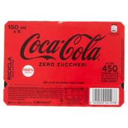 COCA-COLA NULL ZUCKER 150ML X 6 (DOSE)