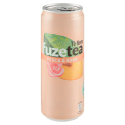 FUZE TEA, Tè alla Pesca e Rosa 33cl (SLEEK CAN)