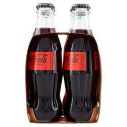 COCA-COLA ZERO ZUCCHERI 200 ML X 4 (VETRO)