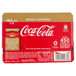 COCA-COLA OHNE KOFFEIN DOSE 6 X 150 ML