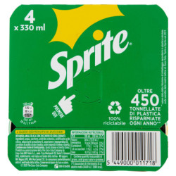 SPRITE, Bibita Gassata 330ml x 4 (Lattina)