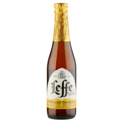 LEFFE TRIPLE Birra dorata belga d'abbazia doppio malto non filtrata bottiglia 33cl