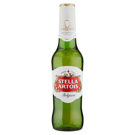 STELLA ARTOIS BIRRA LAGER BELGA BOTTIGLIA 33CL