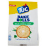 TUC BAKE ROLLS, CHIPS DI PANE SOTTILE E CRONCANTE AL GUSTO PANNA ACIDA E CIPOLLA 150 G