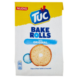 Tuc Bake Rolls, Chips di Pane Sottile e Croccante gusto sale 150 g