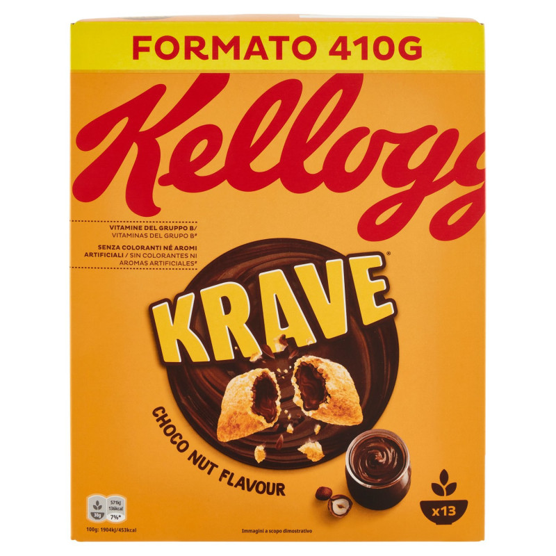 KELLOGG'S KRAVE SCHOKONAUSSGESCHMACK 410 G