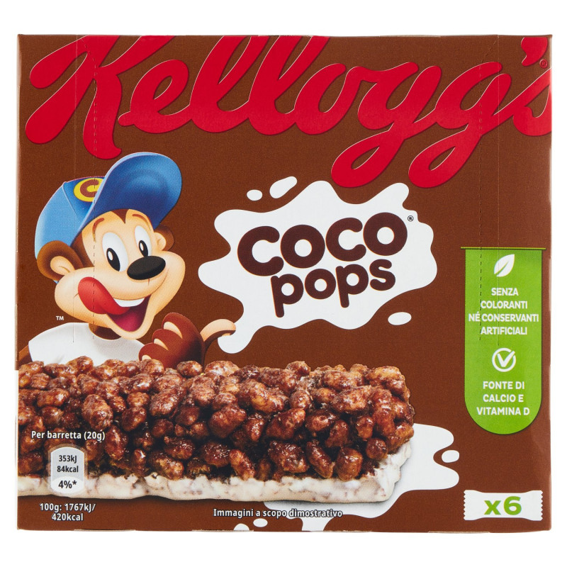 KELLOGG'S COCO POP 6 X 20 G