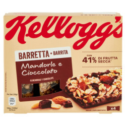 KELLOGG'S Mandel- und Schokoladenriegel 4 x 32 g