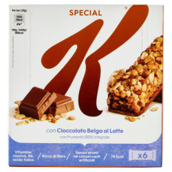 KELLOGG'S SPECIAL K CON CHOCOLATE CON LECHE BELGA 6 X 20 G