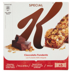 KELLOGG'S SPECIAL K CHOCOLATE NEGRO 6 X 21,5 G