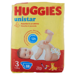 HUGGIES PAÑALES UNISTAR 3...