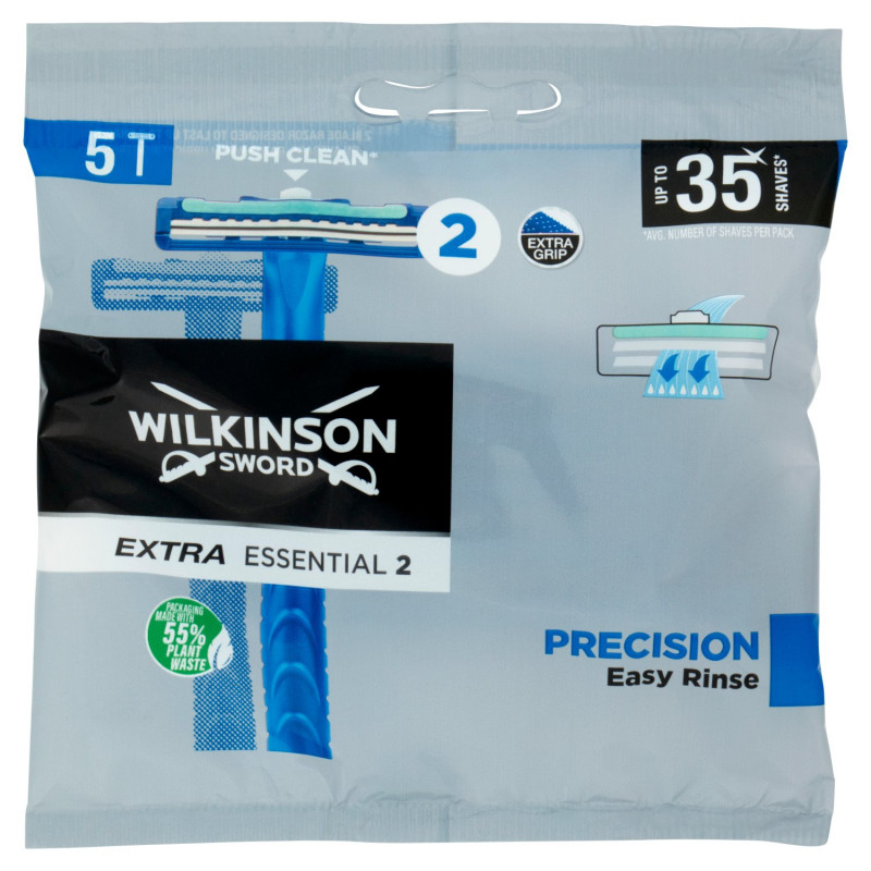 WILKINSON SWORD RASOIO USA&GETTA EXTRA ESSENTIAL 2 PRECISION X5