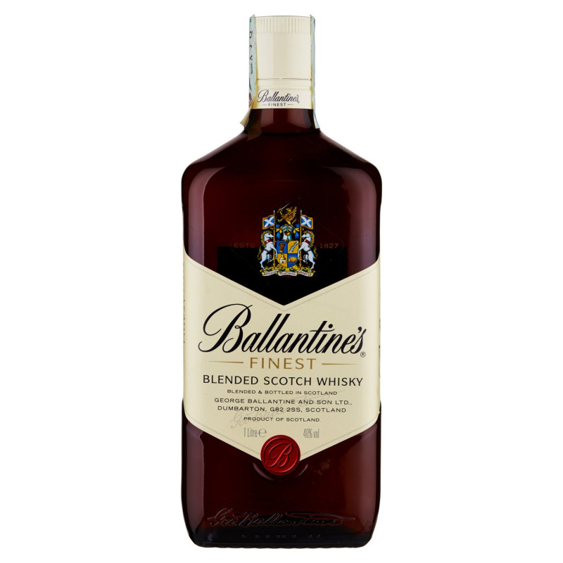 BALLANTINE'S FINEST BLENDED SCOTCH WHISKEY 1 L