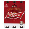 CERVEZA BUD AMERICAN LAGER BOTELLA 3X33CL