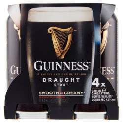 GUINNESS DRAUGHT STOUT 4 X...