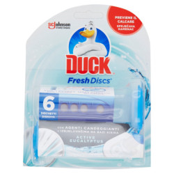 Duck Fresh Discs - Base per Dischi Gel Igienizzanti WC, Fragranza Eucalipto, 36ml