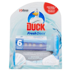 Duck Fresh Discs - Base per Dischi Gel Igienizzanti WC, Fragranza Eucalipto, 36ml