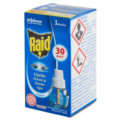 Raid Liquido Elettrico Ricarica, 30 Notti, Inodore, 21 ml