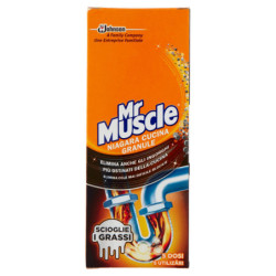 MR MUSCLE NIAGARA KITCHEN, GRANULAR DRAIN CLEANER FOR PIPES, SINKS AND DRAINS, 250GR