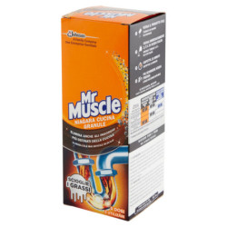 MR MUSCLE NIAGARA COCINA, DESAGÜE GRANULAR PARA TUBERÍAS, FREGADEROS Y DESAGÜES, 250GR