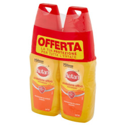 Autan Active Vapo Bipacco, Insetto Repellente e Antizanzare, Lunga Durata, 2 x 100ml