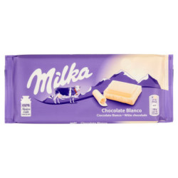 Milka Bianco, tavoletta di cioccolato bianco - 100g