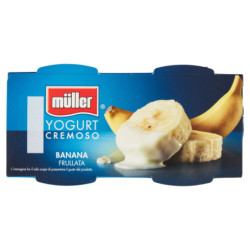 MÜLLER CREMOSO YOGUR PLÁTANO LISO 2 X 125 G