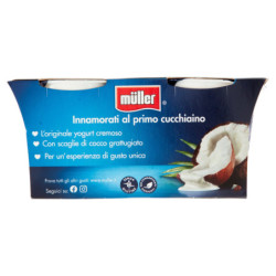 MÜLLER CREMOSO YOGUR COCO TROZOS 2 X 125 G