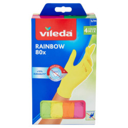 VILEDA RAINBOW S/M 6,5-7,5 4 COLOR MIX 80 PZ