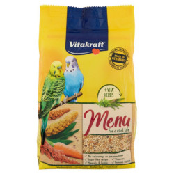 VITAKRAFT MENU PAPPAGALLINI ONDULATI - ALIMENTO COMPLETO 500 G