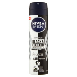 NIVEA MEN ANTITRASPIRANTE BLACK & WHITE INVISIBLE ORIGINAL 150 ML