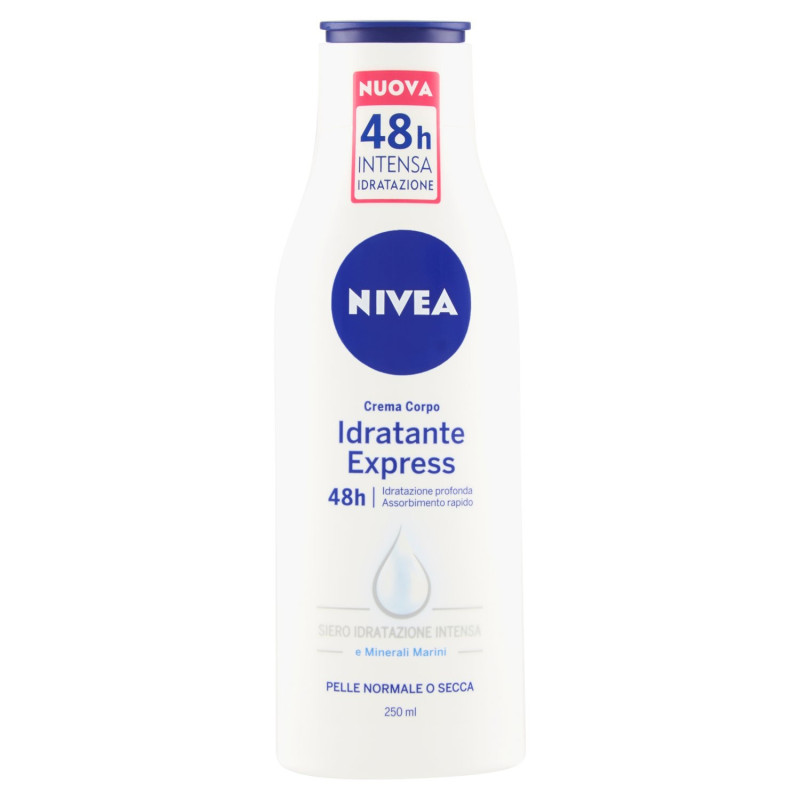 Nivea Crema Corpo Idratante Express Pelle normale o secca 250 ml