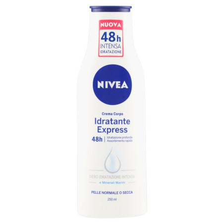 NIVEA EXPRESS CREMA CORPORAL HIDRATANTE PIEL NORMAL O SECA 250 ML