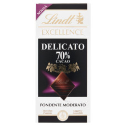 LINDT EXCELLENCE TAVOLETTA CIOCCOLATO FONDENTE 70% DELICATO 100 G