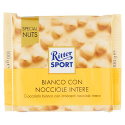 RITTER SPORT SPECIAL NUTS BIANCO CON NOCCIOLE INTERE 100 G