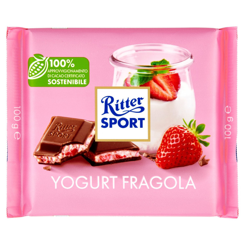 RITTER SPORT YOGURT FRAGOLA 100 G