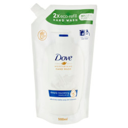 DOVE BAÑO DE MANOS HIDRATANTE NUTRICIÓN PROFUNDA RECAMBIO 500 ML