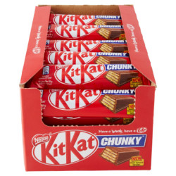 NESTLÉ KITKAT CHUNKY KNUSPRIGE WAFER, ÜBERZOGEN MIT MILCHSCHOKOLADE 36 SNACKS à 40 g