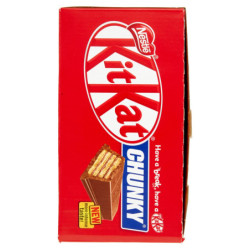 NESTLÉ KITKAT CHUNKY WAFER CROCCANTE RICOPERTO DI CIOCCOLATO AL LATTE 36 SNACK DA 40G