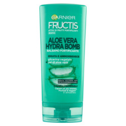 GARNIER BALSAMO FRUCTIS ALOE VERA HYDRA BOMB, PER CAPELLI NORMALI, IDRATATI E LEGGERI, 200 ML