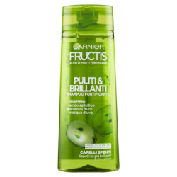 GARNIER SHAMPOO FRUCTIS PULITI & BRILLANTI, PER CAPELLI LEGGERI, BRILLANTI DI SALUTE, 250 ML