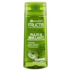 GARNIER SHAMPOO FRUCTIS PULITI & BRILLANTI, PER CAPELLI LEGGERI, BRILLANTI DI SALUTE, 250 ML