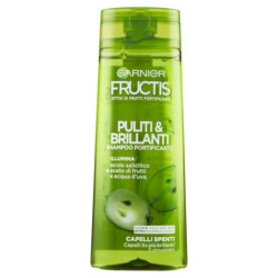 GARNIER SHAMPOO FRUCTIS PULITI & BRILLANTI, PER CAPELLI LEGGERI, BRILLANTI DI SALUTE, 250 ML