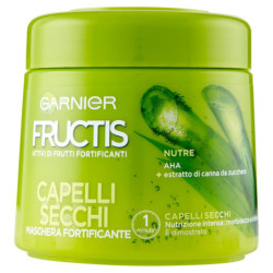 MASCARILLA GARNIER FRUCTIS PARA CABELLO SECO Y DAÑADO, CABELLO NUTRIDO Y BRILLANTE