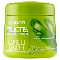 MASCARILLA GARNIER FRUCTIS PARA CABELLO SECO Y DAÑADO, CABELLO NUTRIDO Y BRILLANTE